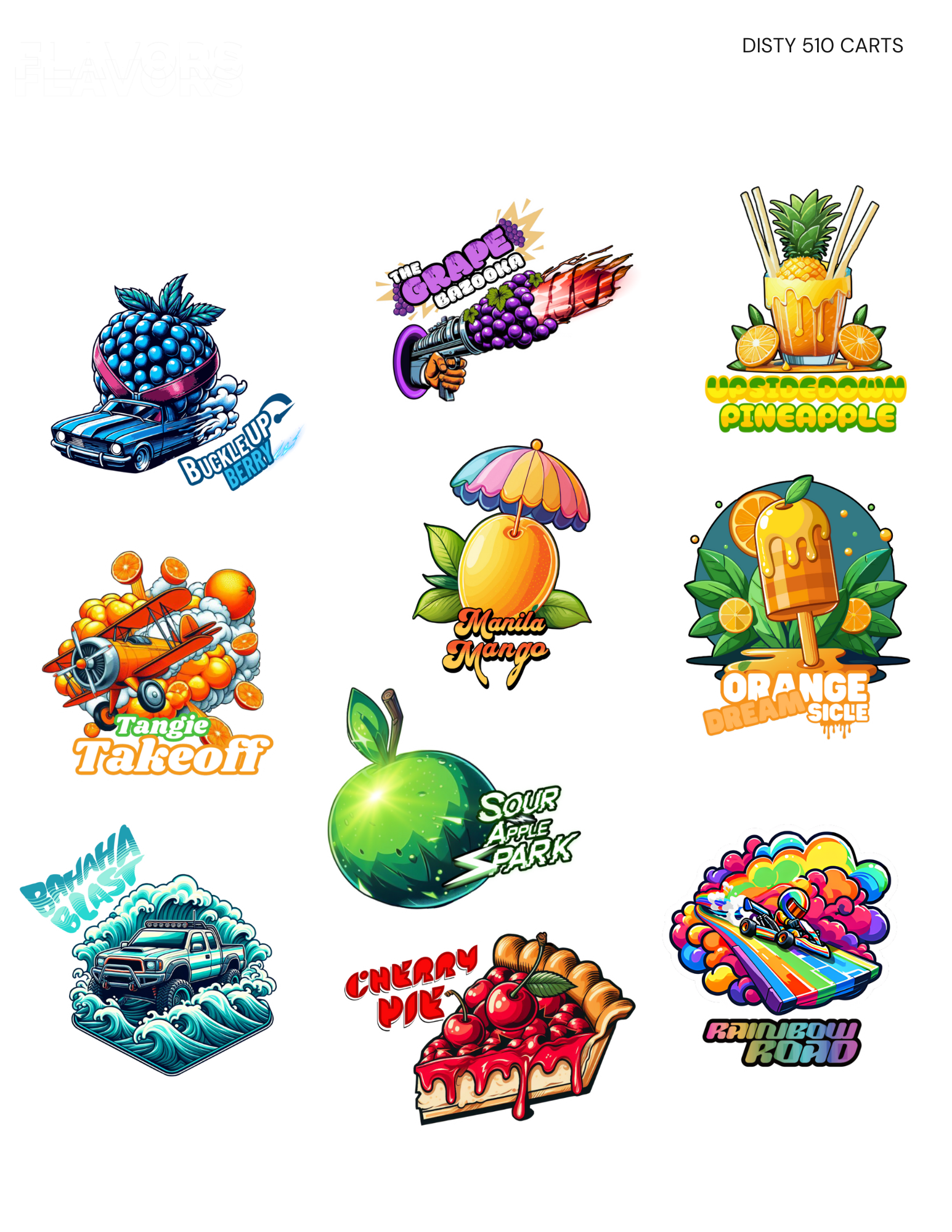 The flavors of Humble Root Disty Carts